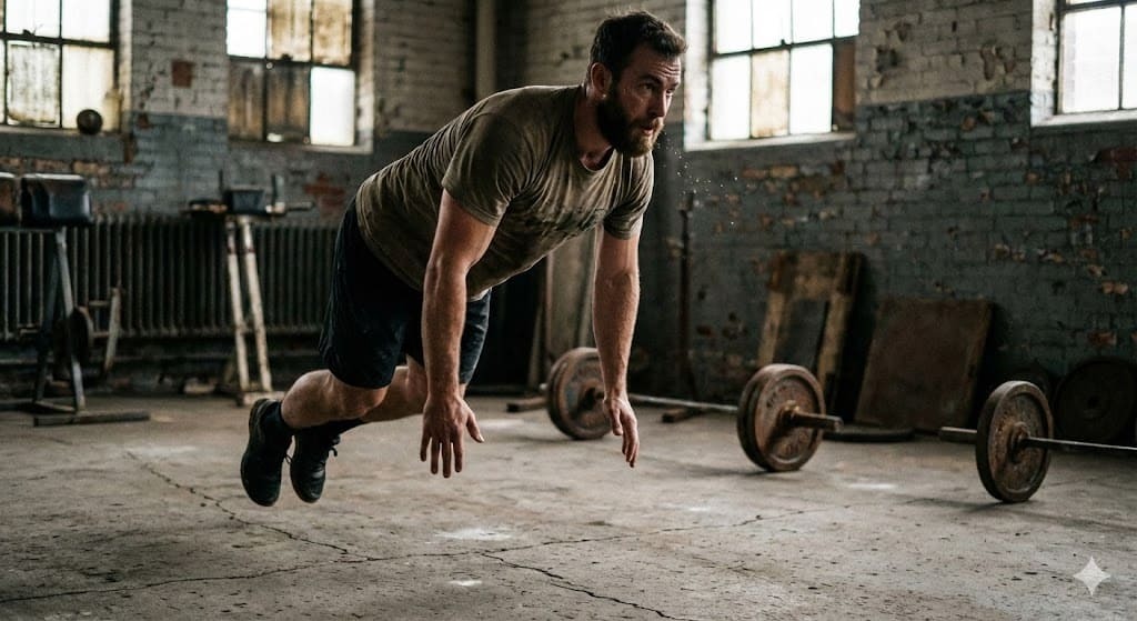 Powerlifting lever belt on gym floor